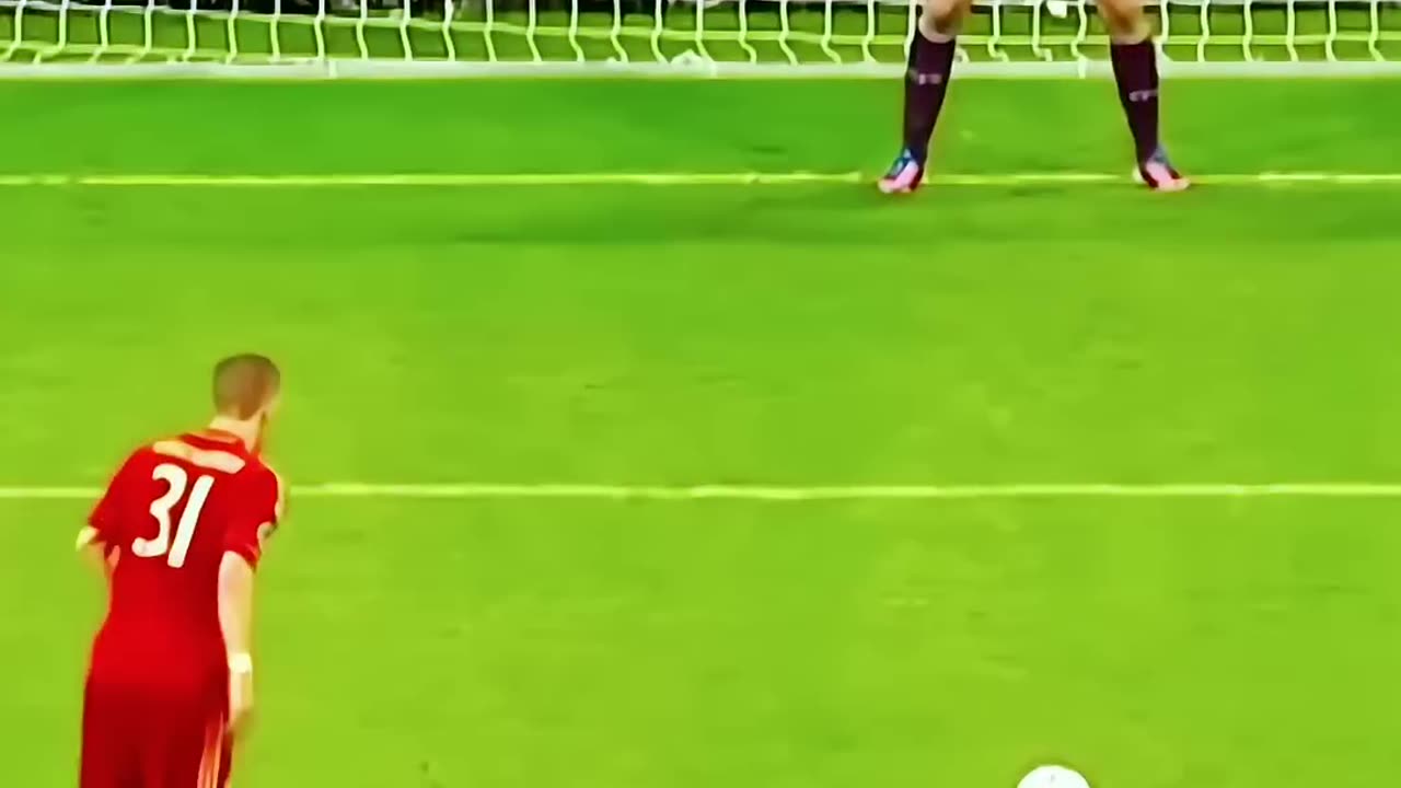 Incredible penalty cick #shrot #football