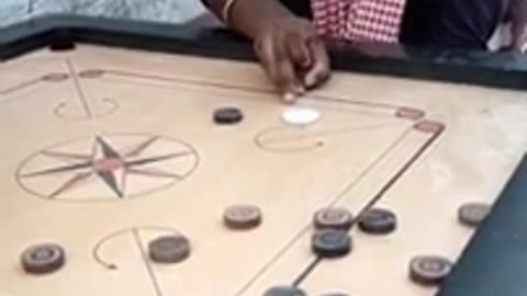 Carrom-Flying shot never seen before
