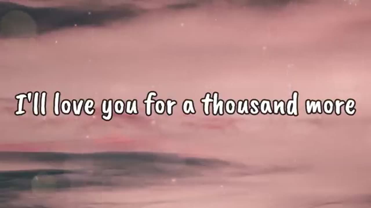 A Thousand Years - Christina Perri | Video Lyrics