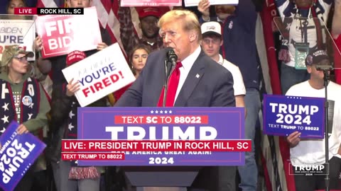 Trump in Rock Hill, SC Feb 23, 2024