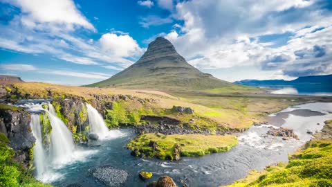 relaxing music and visual iceland