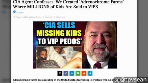 HORRIFIC CHILD ADRENOCHROME MARKET FOUND IN NYC JEWISH TUNNELS