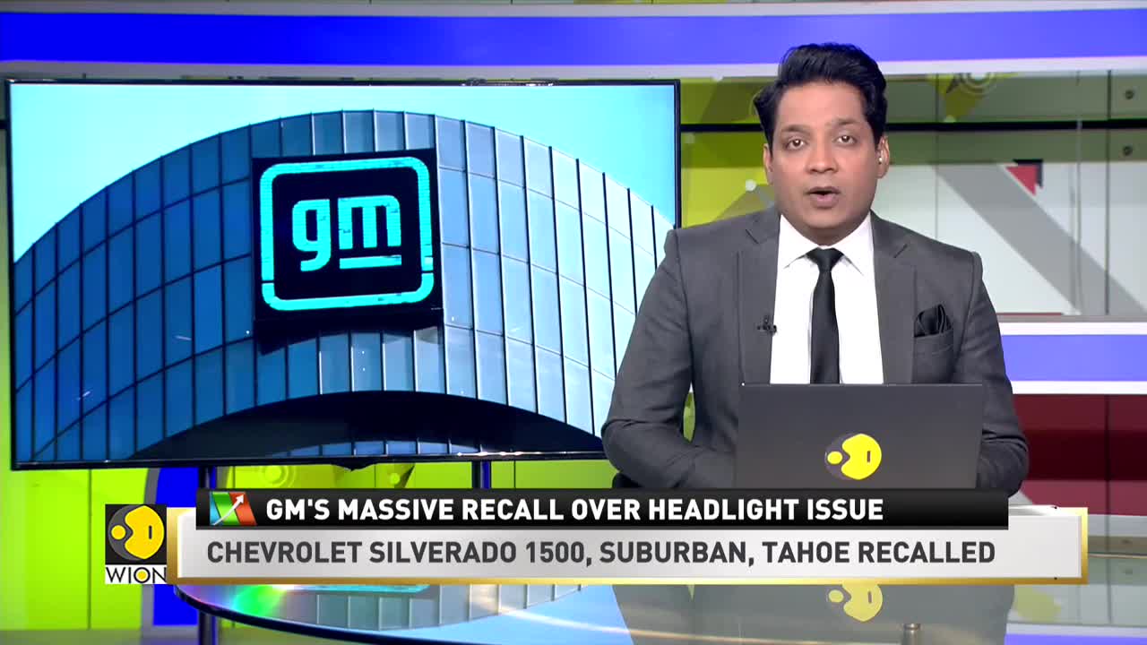 World Business Watch_ General Motors recalls 825,000 trucks, SUVs over headlight issue _ WION News