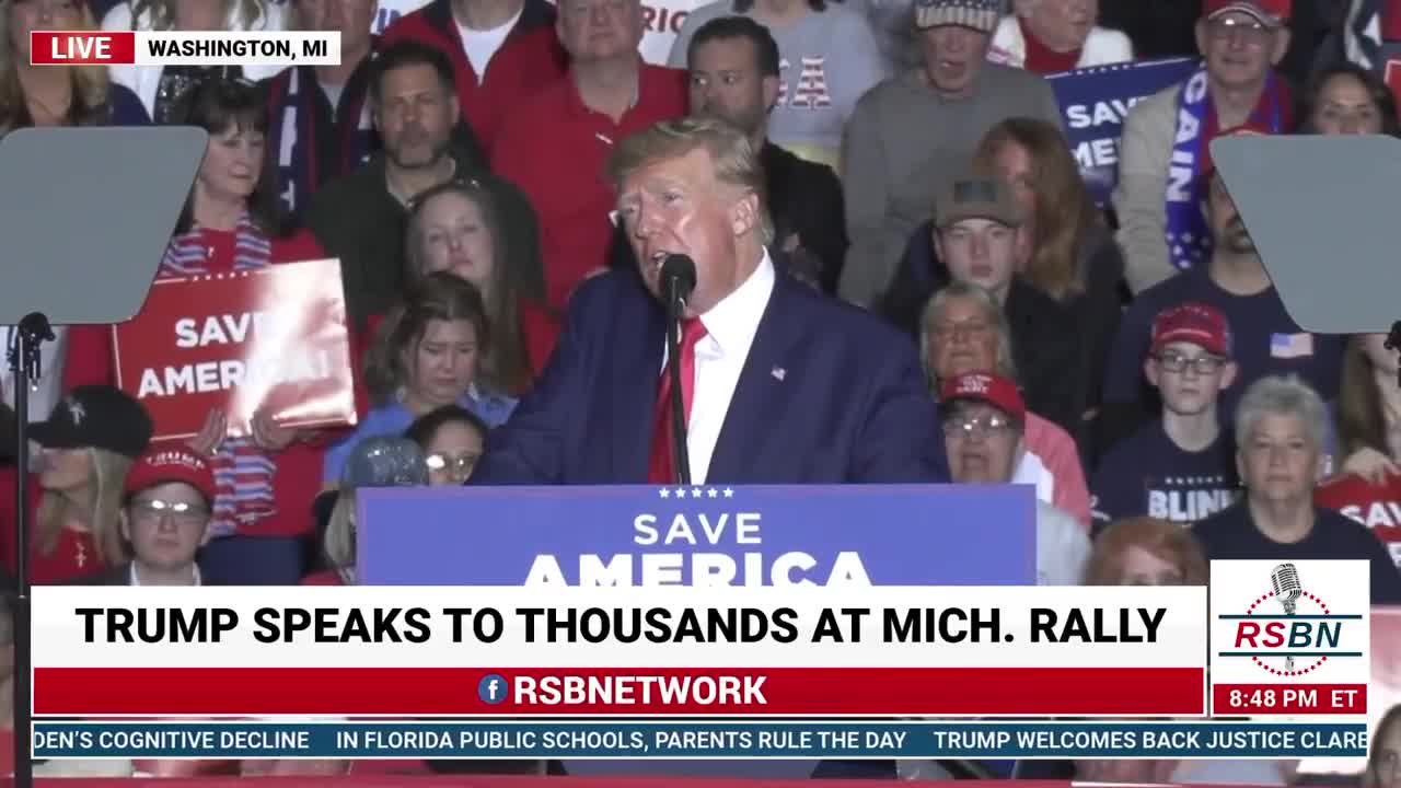 Trump supports women sports