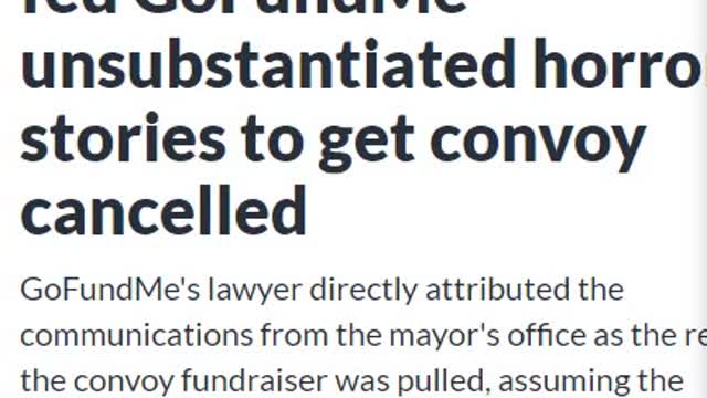 Ottawa mayor's office fed GoFundMe unsubstantiated horror stories to get convoy cancelled