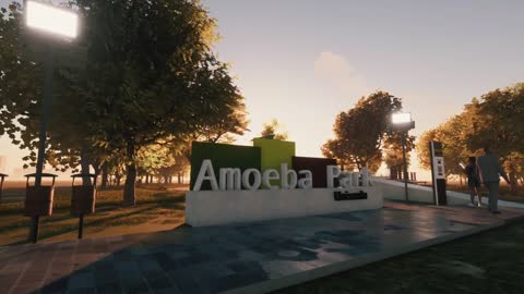 Landscape Architecture Amoeba Park - Indonesia (Animated with Twinmotion)