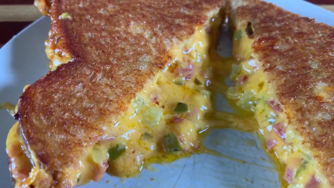 Chopped Salami Grilled Cheese - You Suck at Cooking (episode 93)