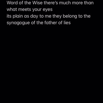 Your father who art in hell