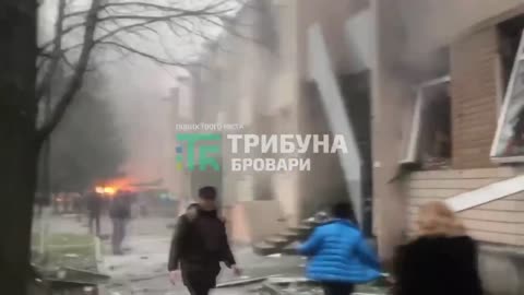 Another Clip From the Kindergarten Helicopter crash in Ukraine