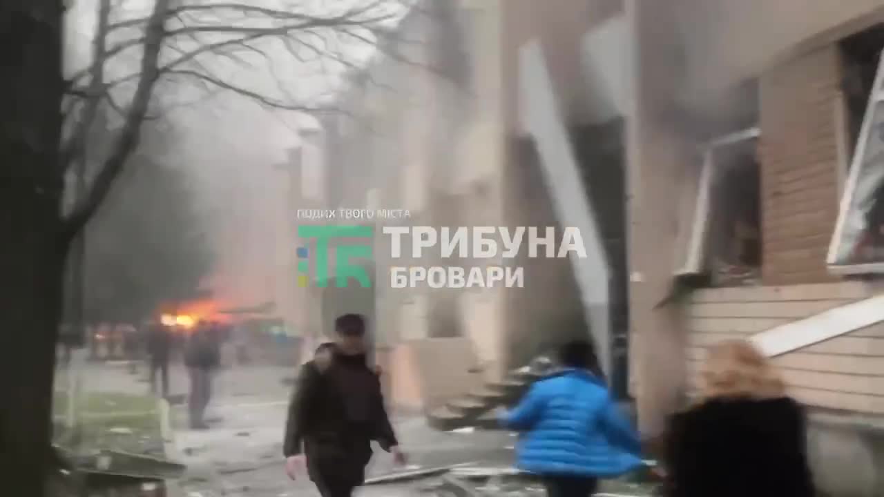 Another Clip From the Kindergarten Helicopter crash in Ukraine