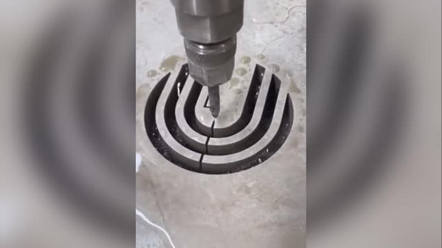 Waterjet stone cutting