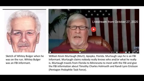 DELETED VIDEO: FBI WILLIAM [WHITEY BULGER ???] MURTAUGH TALKS FBI HUMAN TRAFFICKING ON HIGH SEAS