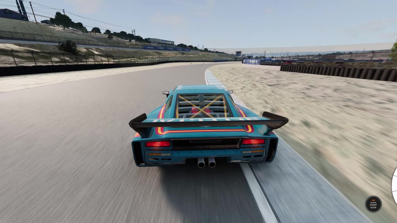 BeamNG.drive: Replica Ferrari F40 vs. Laguna Seca