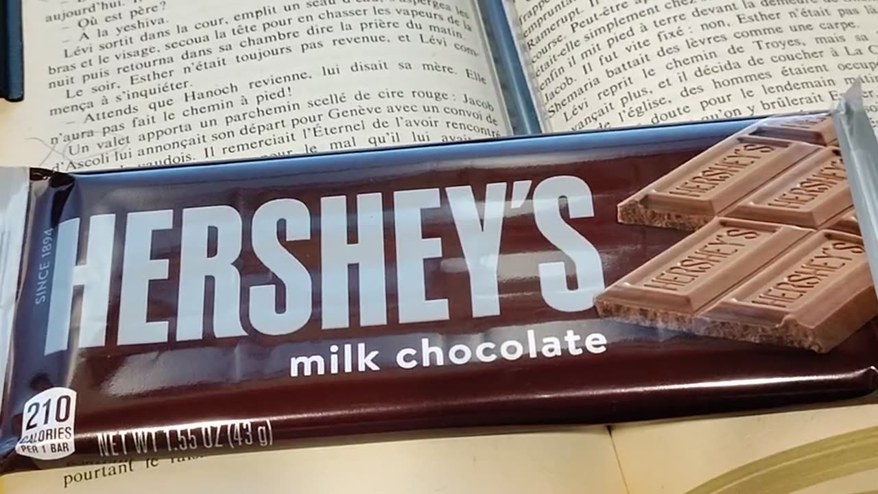 Eating Hersheys Milk Chocolate, Dbn, MI, 8/25/23