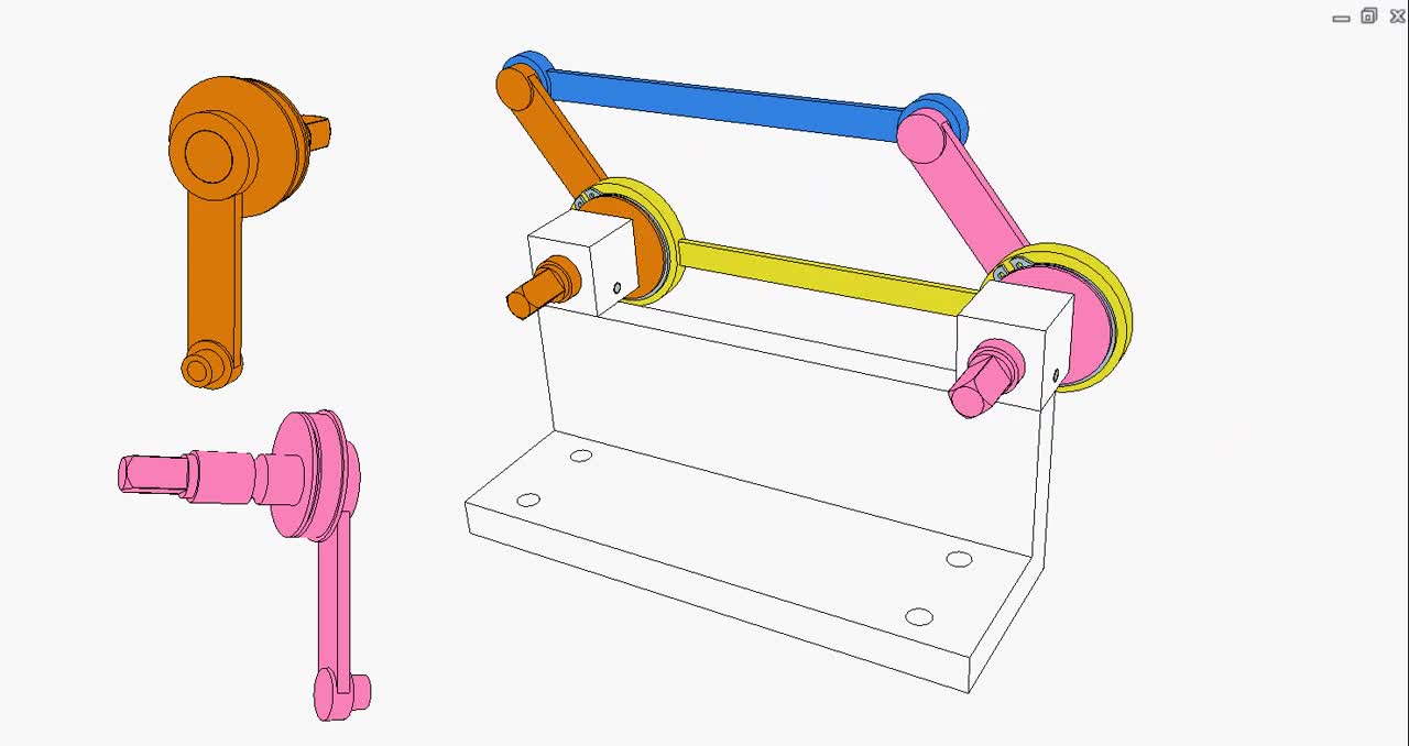 0013 - Parallelogram mechanism 2