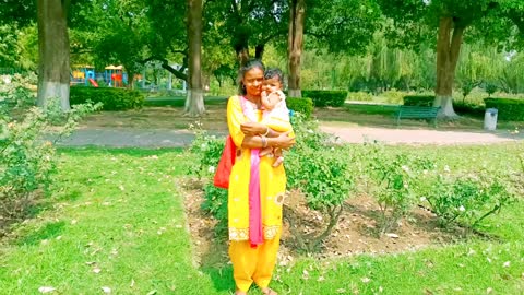 Devanshi and mother. Funny kids. Good baby. Laughing baby. #shorts. # funny. #cutebaby.