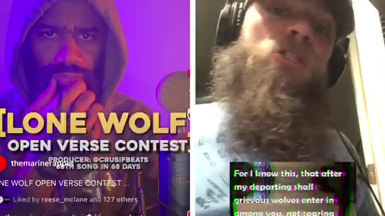 The marine rapper #lonewolfchallenge