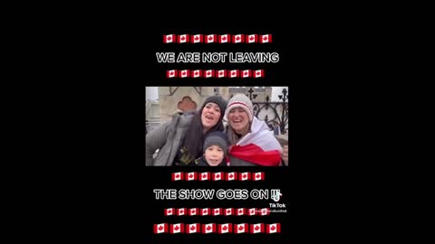 Ottawa Canada Freedom Convoy We are Not Leaving