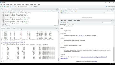 Python Full Course - Chapter 27 - 2. Select Columns with Select Function in R programming