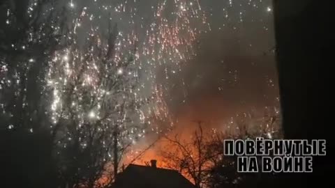 A hot night at the positions of the Armed Forces of Ukraine in Bakhmut.