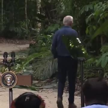 WHERE IS HE GOING? Biden Wanders Off Into The Amazon Rainforest After Speech