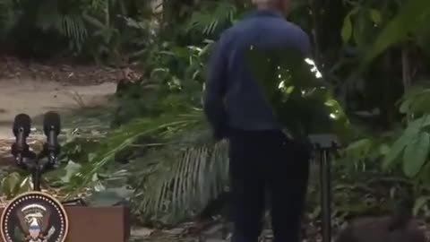 WHERE IS HE GOING? Biden Wanders Off Into The Amazon Rainforest After Speech