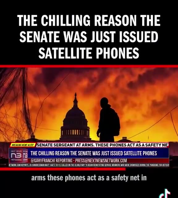 Jesteśmy kongresmanem, który powiedział, że dostaną telefony sat… ale to była tylko teoria spiskowa