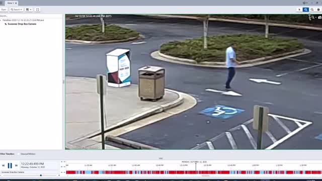 Illegal Ballot Harvester In Gwinnett County, Georgia (October 12, 2020)