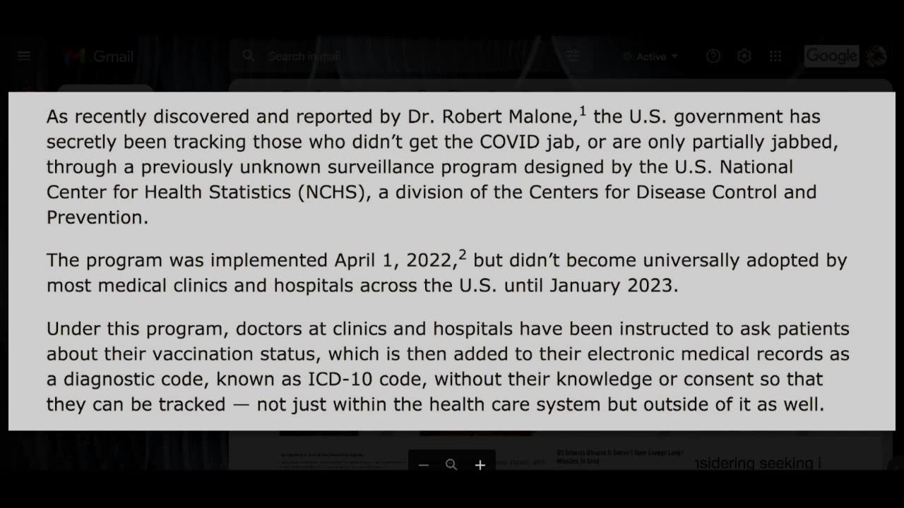 What Are They Clinging To? -- Federal Government Is Tracking The "Unvaccinated"