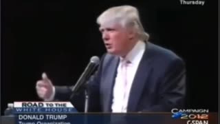 President Donald J Trump 10 years ago