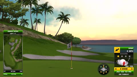 SH00TER McGAVIN Golden Tee Great Shot on Anse Cocos!