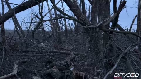 Ukrainian Soldiers Walk the Fields with Russia's 37th Motorized Rifle Brigade