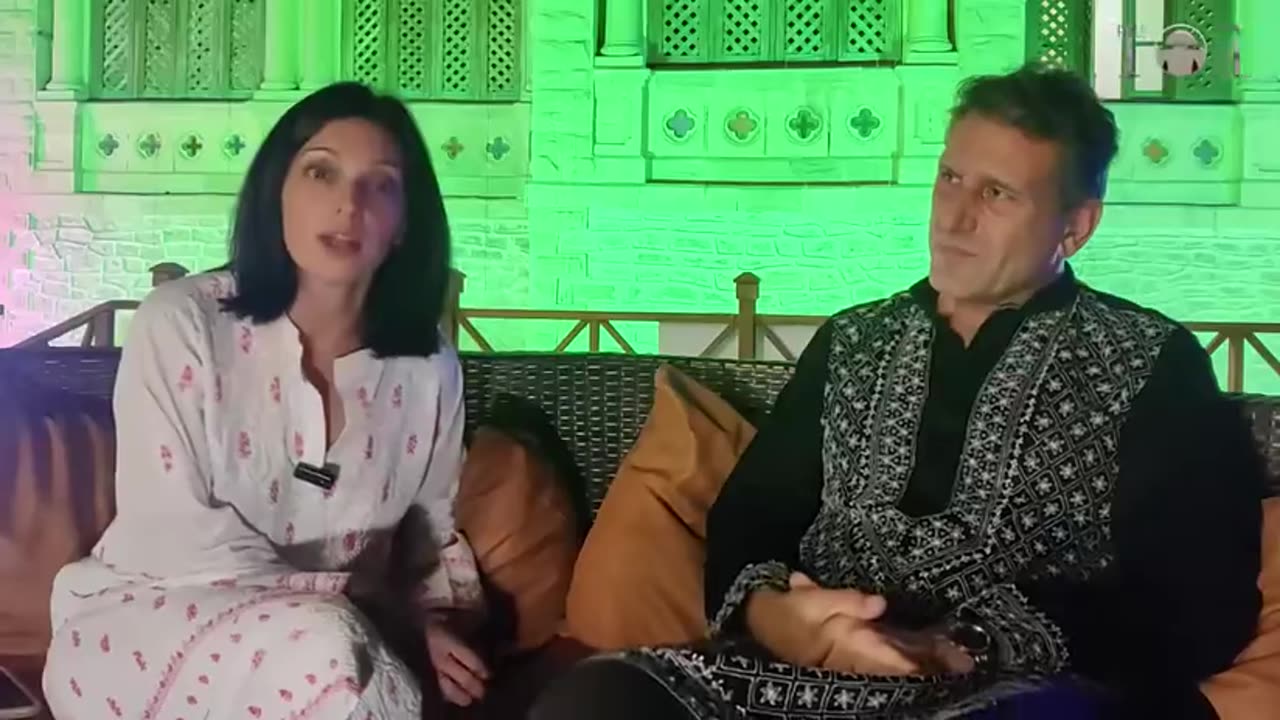 American male and his wife in pashto culture