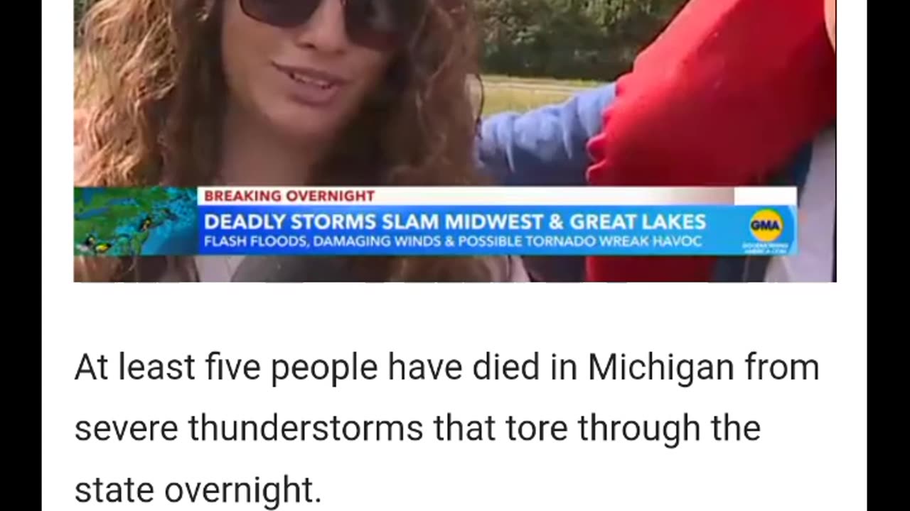 😲Deadly thunderstorms rip through Michigan, power knocked out to more than 460,000!!!😱🌩🌧