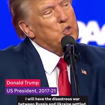 Trump says he can end Ukraine war in a day