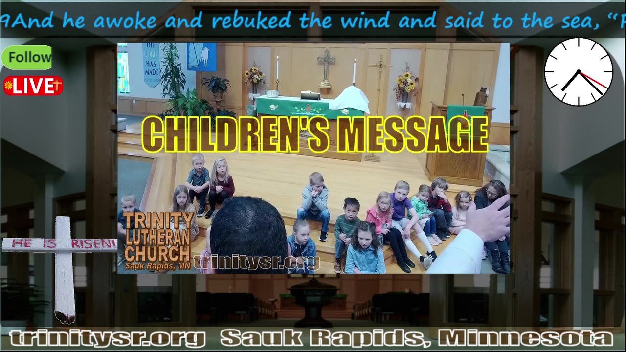 20240623 June 23rd Children's Message Trinity Lutheran Sauk Rapids MN