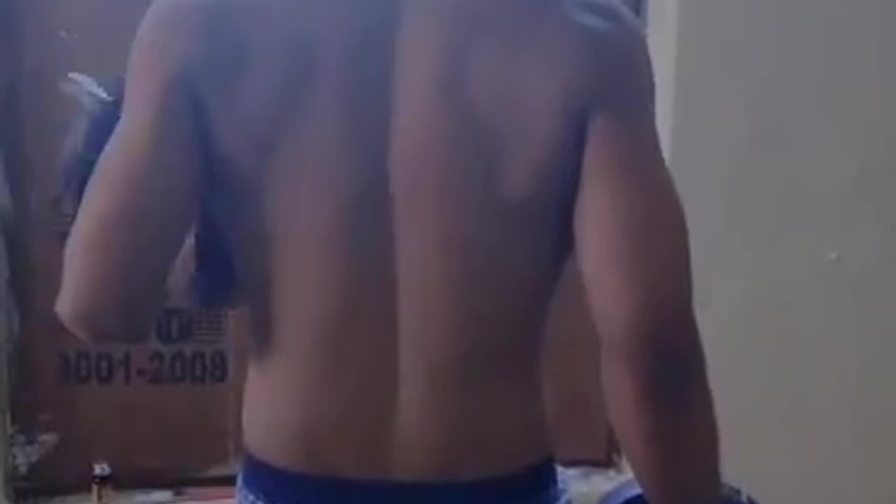 My home gym workout short video