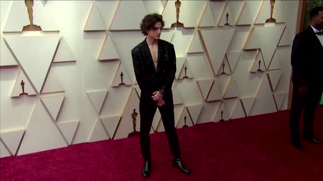 Timothee Chalamet goes shirtless on the red carpet