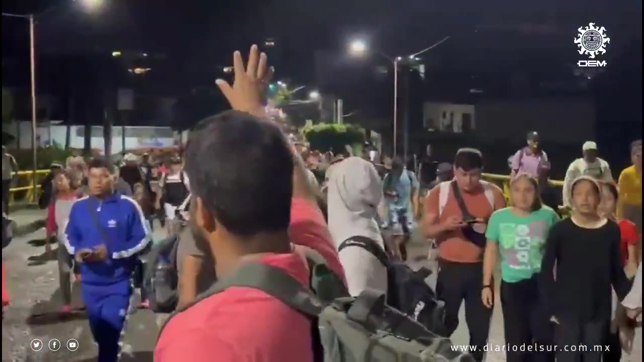 A massive caravan is trying to storm the border before Trump is in