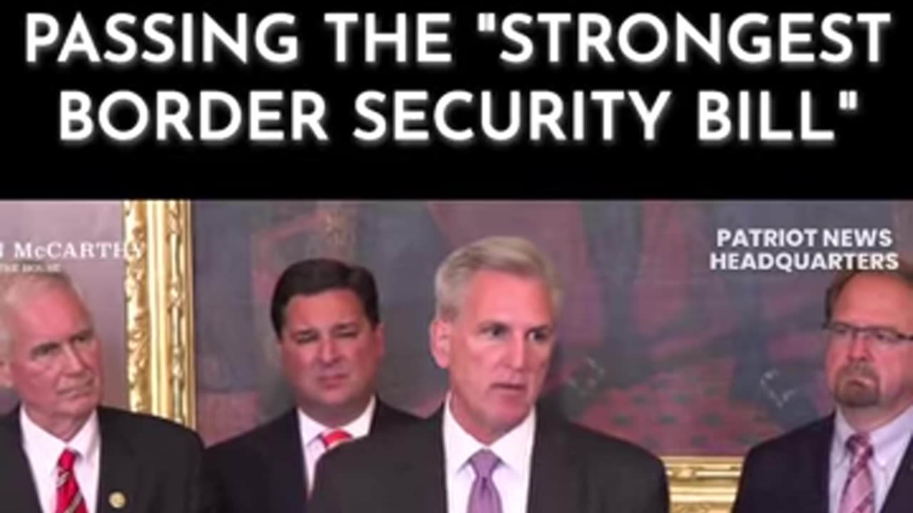 House Republicans Take Victory Lap after Passing The "Strongest Border Security Bill"