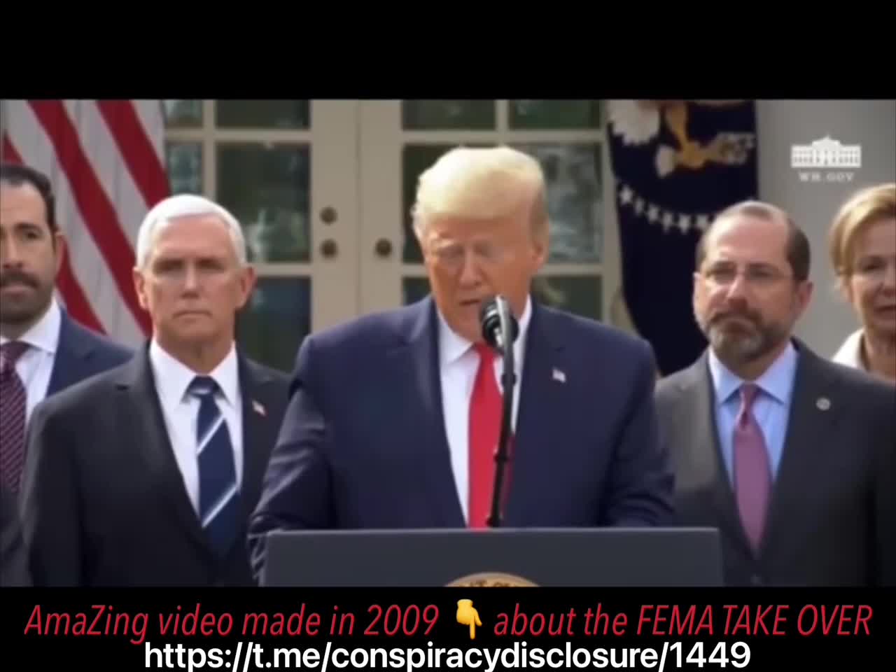 WE ARE UNDER FEMA CONTROL