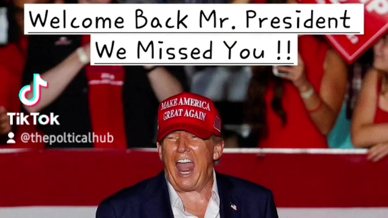 Welcome Back Mr. PRESIDENT TRUMP has Won