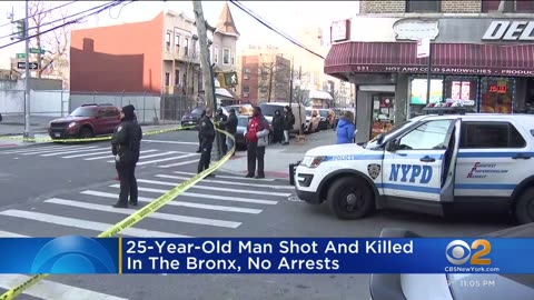 Manhunt underway for suspect in fatal shooting of man in the Bronx