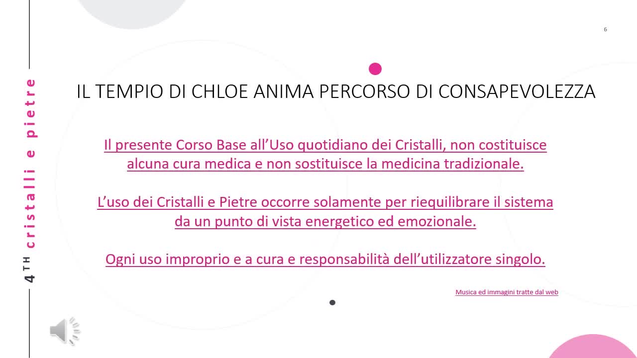 VIDEO CORSI ON LINE PER IMPARARE AD USARE I CRISTALLI QUOTIDIANAMENTE