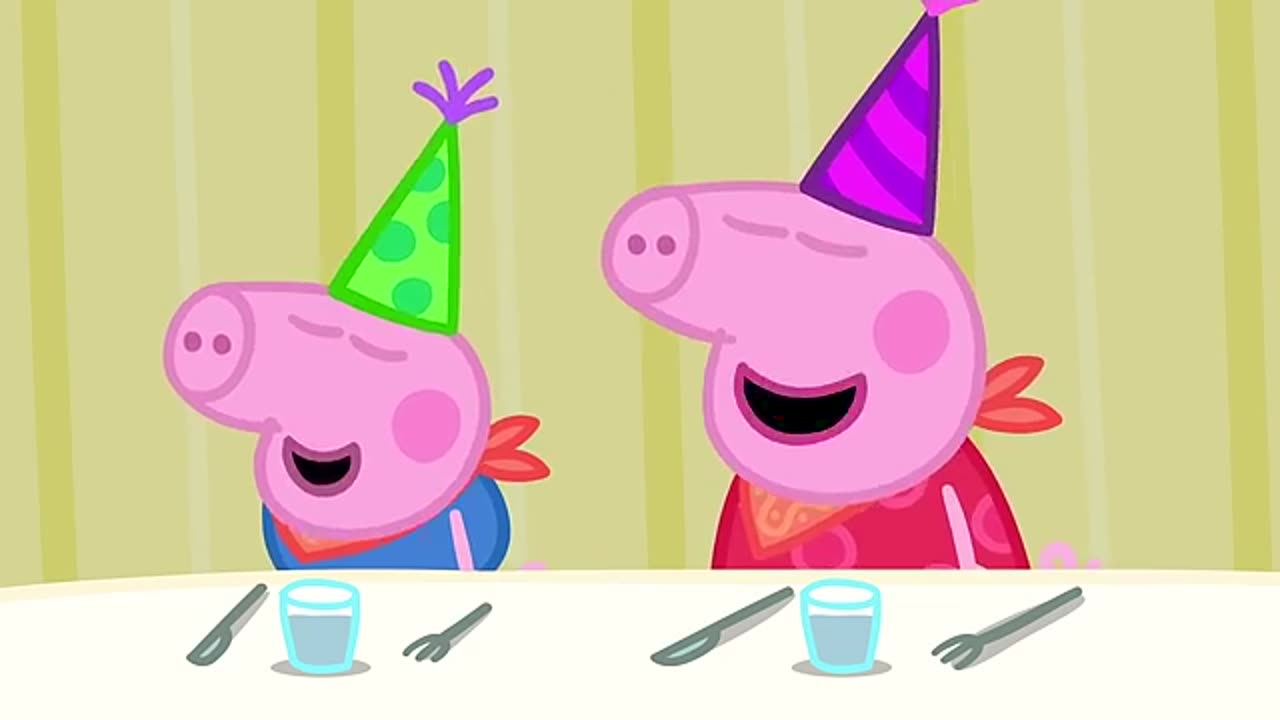 Peppa Pig Celebrates Grandpa Pig Birthday