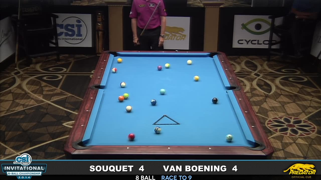 Van Boening vs Souquet ▸ 2014 CSI 8-Ball Invitational