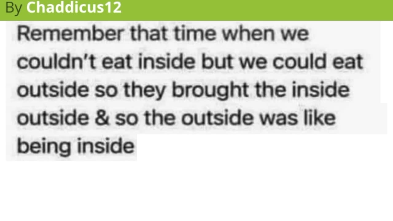 🤯 Being inside while still outside