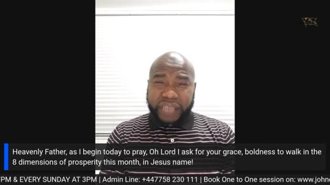 Prophetic Morning Prayers