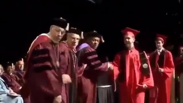 That awkward moment at graduation