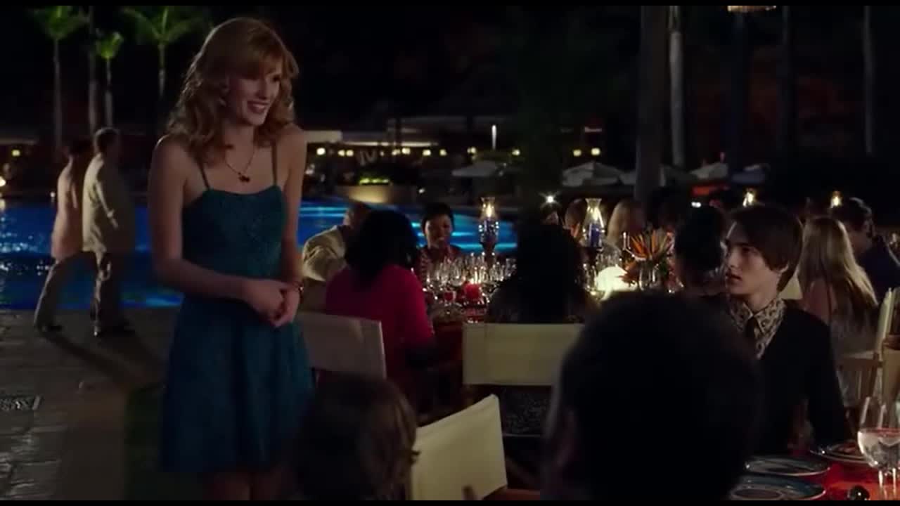 Blended: Daughter comes to dinner scene